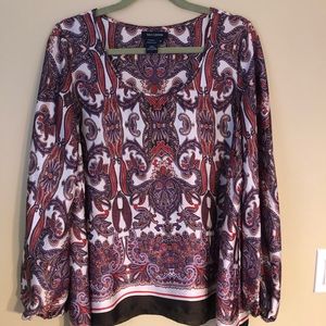 Long sleeve blouse